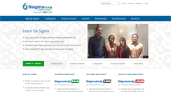 Desktop Screenshot of 6sigmastudy.com